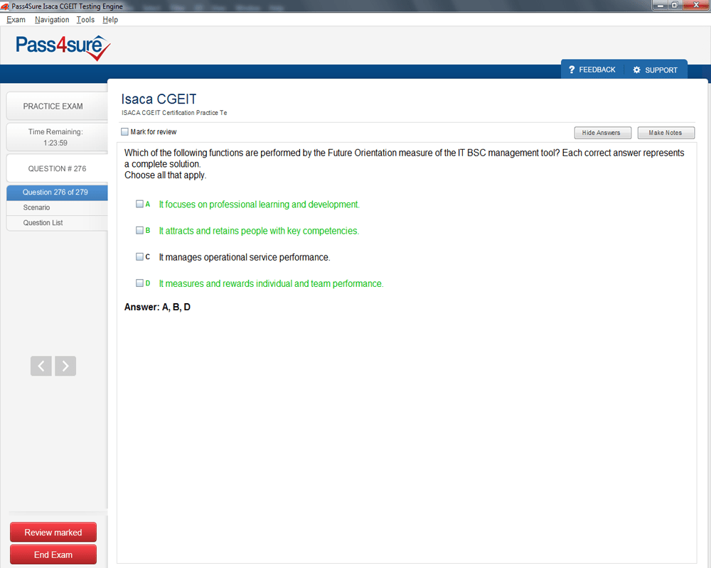 CGEIT Sample 4